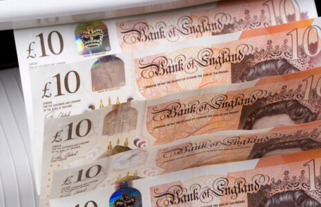 Great Britain Pound (GBP) currency bills