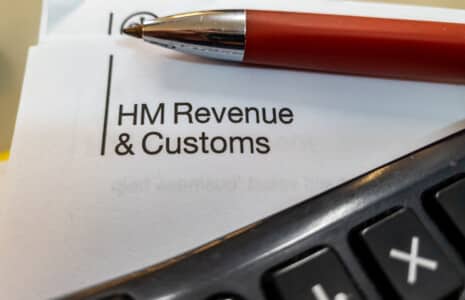 A correspondence from HM Revenue of Customs