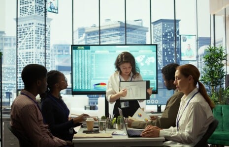 financial team reviewing global aml standards